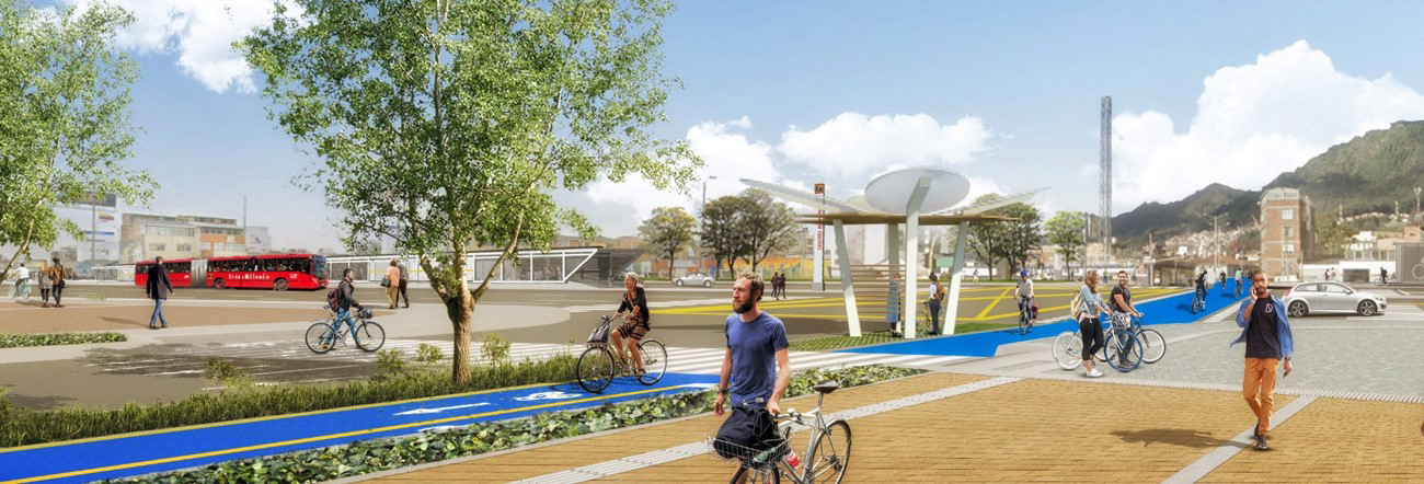 Cycle-mall Quinto Centenario, Bogotá, Colombia